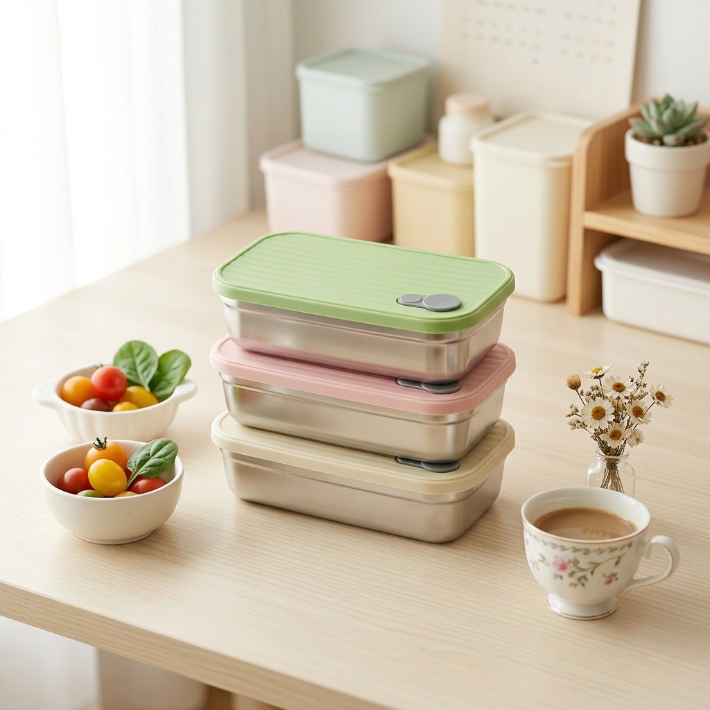 Meal Prep Ideas - صندوق غداء من الفولاذ المقاوم للصدأ،