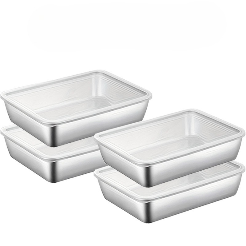 Meal Prep Organizer - طقم حاويات تخزين طعام من الفولاذ