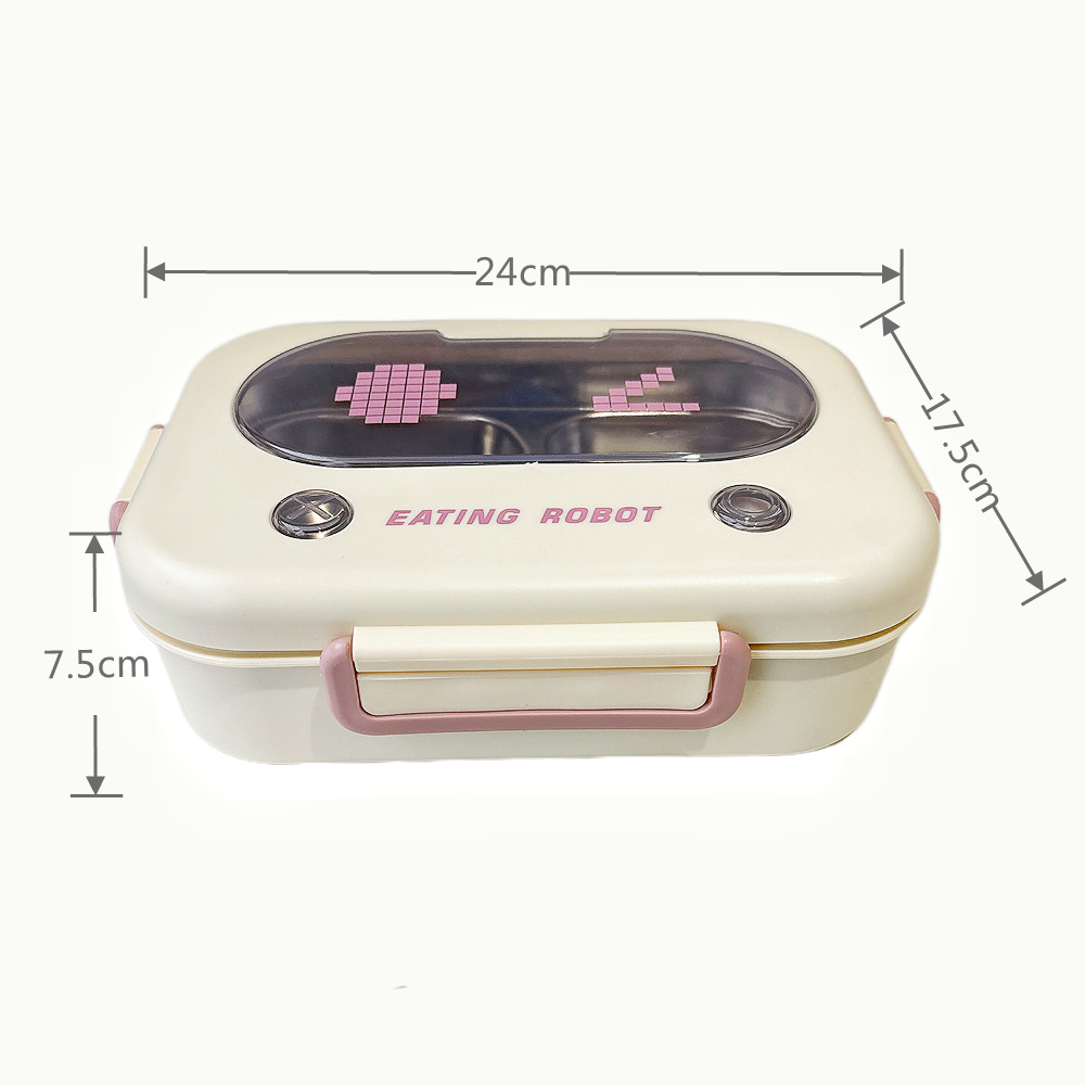 Meal Prep Organizer - صندوق طعام حراري من الفولاذ المقاوم