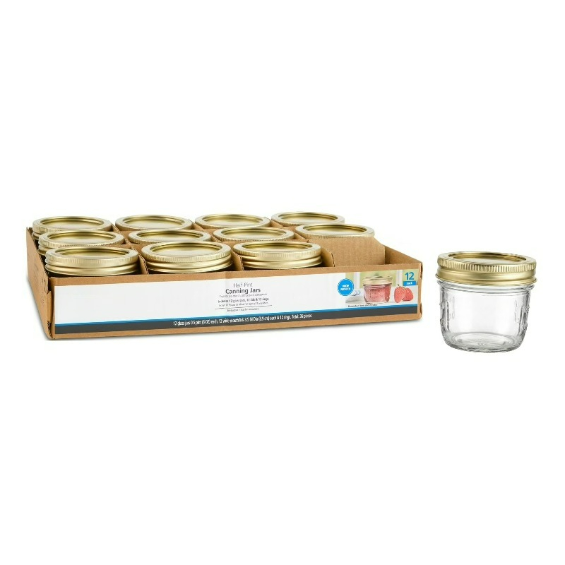 Meal Prep Usa - برطمانات ماسون سعة 8 أونصة، برطمانات