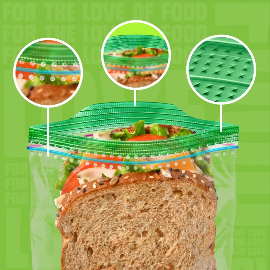 Meal Prep Fit - أكياس الساندويتشات لوجبات المدرسة وإعداد الوجبات
