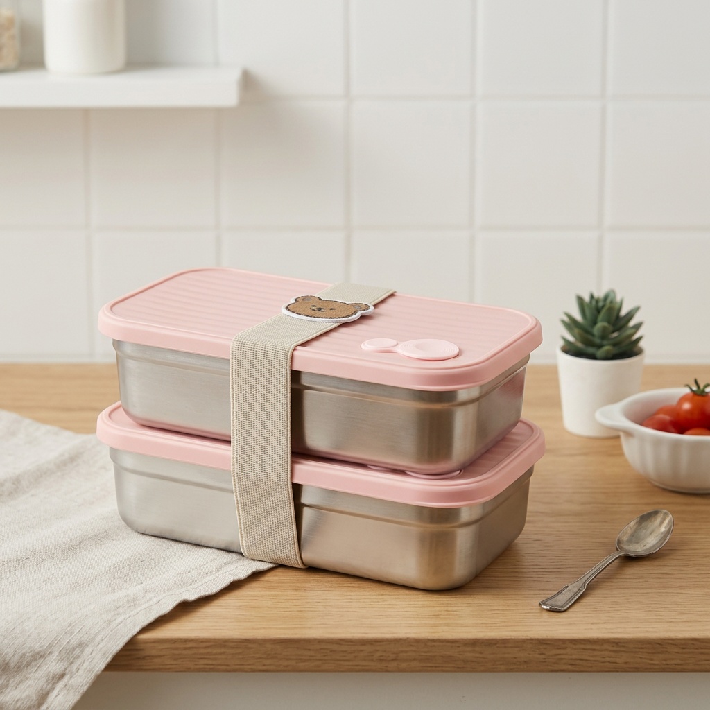 Meal Prep Kinder - صندوق غداء بينتو من الفولاذ المقاوم