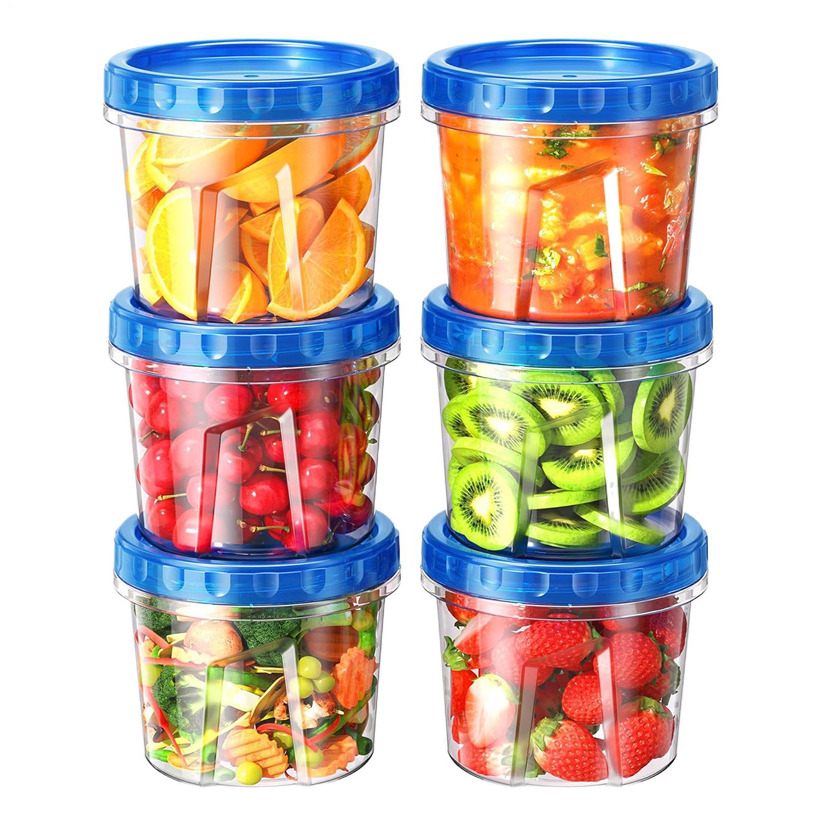 Meal Prep Usa - حاويات تخزين للمجمدات سعة 16 أونصة،