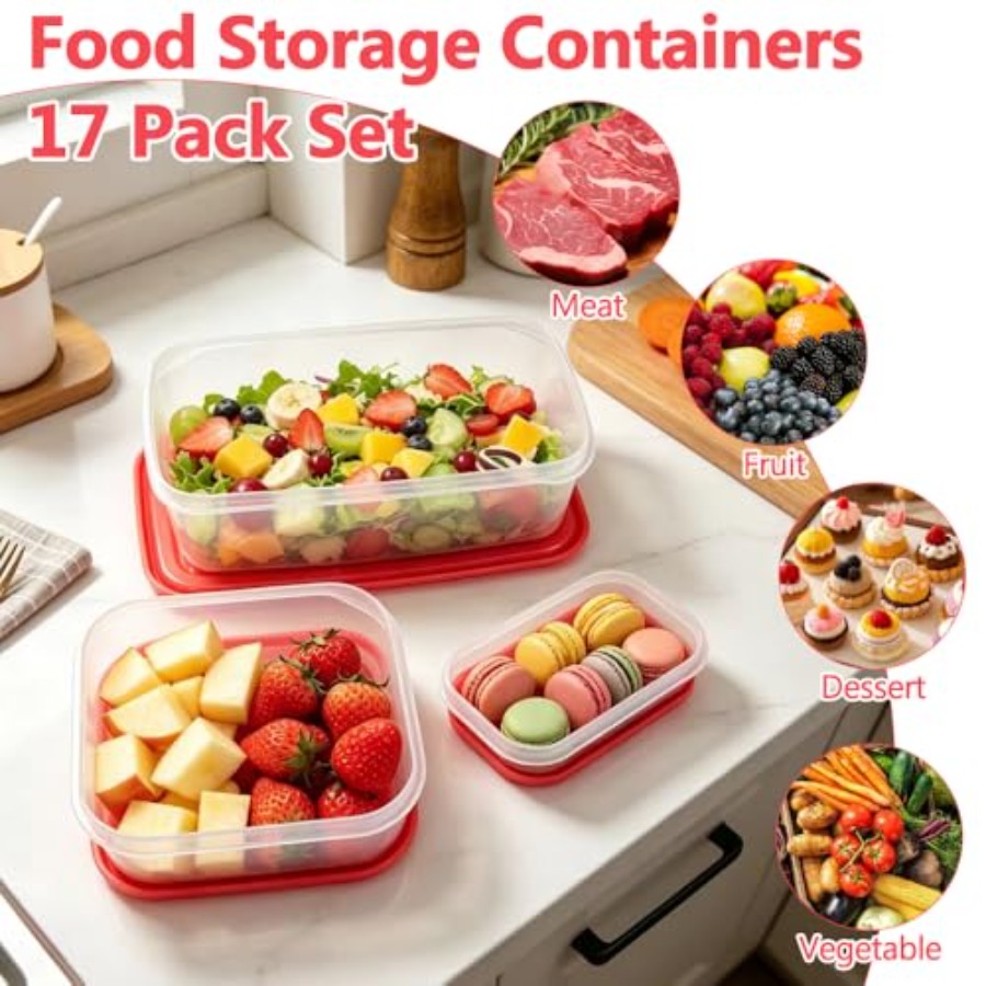 مجموعة تخزين طعام بلاستيكية من - مراجعة Meal Prep Usa وسعره