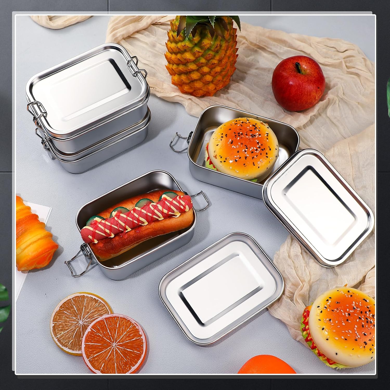حاويات تخزين طعام من الفولاذ ا - مراجعة Meal Prep Ideas وسعره