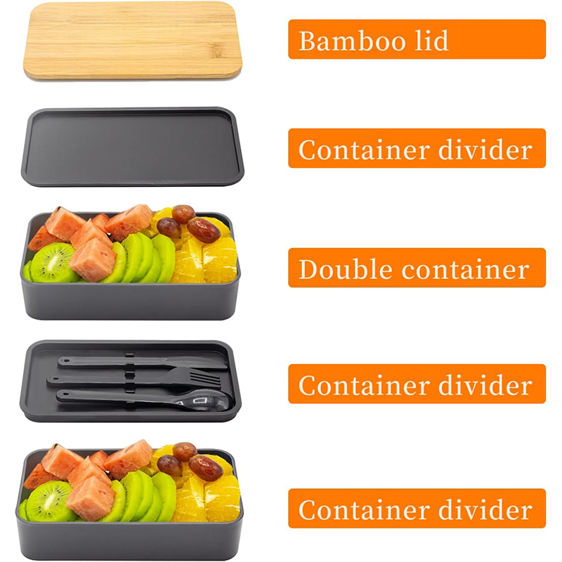 صندوق بينتو قابل للتكديس مع أو - مراجعة Meal Prep Fit وسعره