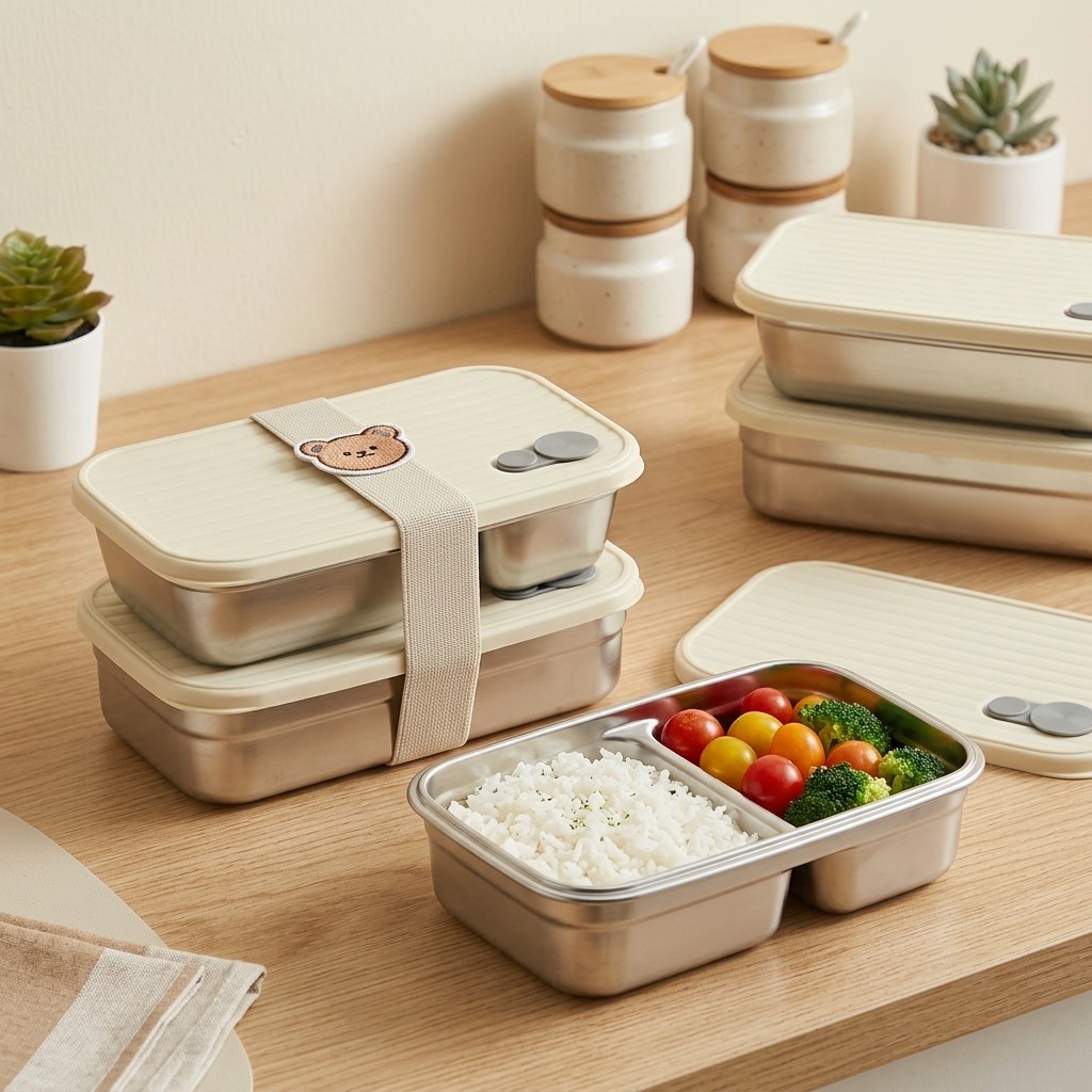 صندوق غداء من الفولاذ المقاوم  - مراجعة Meal Prep Ideas وسعره