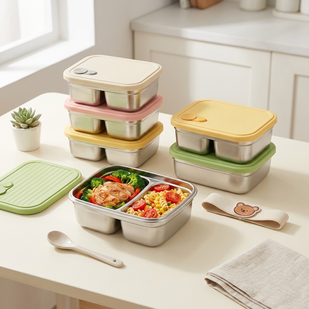 علبة طعام آمنة للميكروويف من ا - مراجعة Meal Prep Kinder وسعره