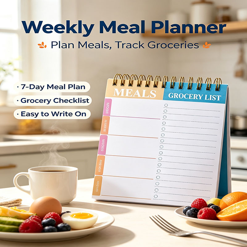 دفتر تخطيط وجبات الأسبوع 5.6×8 - مراجعة Meal Prep Weekly وسعره