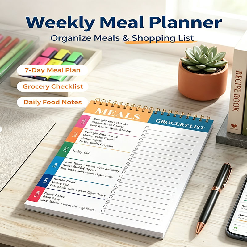 دفتر تخطيط وجبات الأسبوع 5.6×8 - مراجعة Meal Prep Weekly وسعره