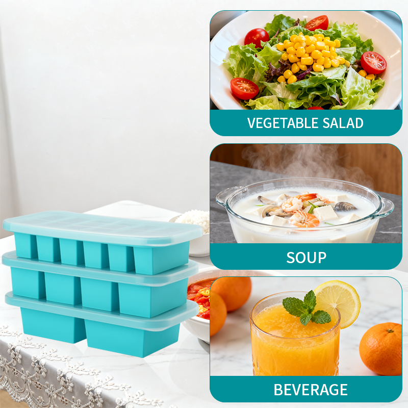 قالب صينية فريزر سيليكون مكون  - مراجعة Meal Prep Ideas وسعره