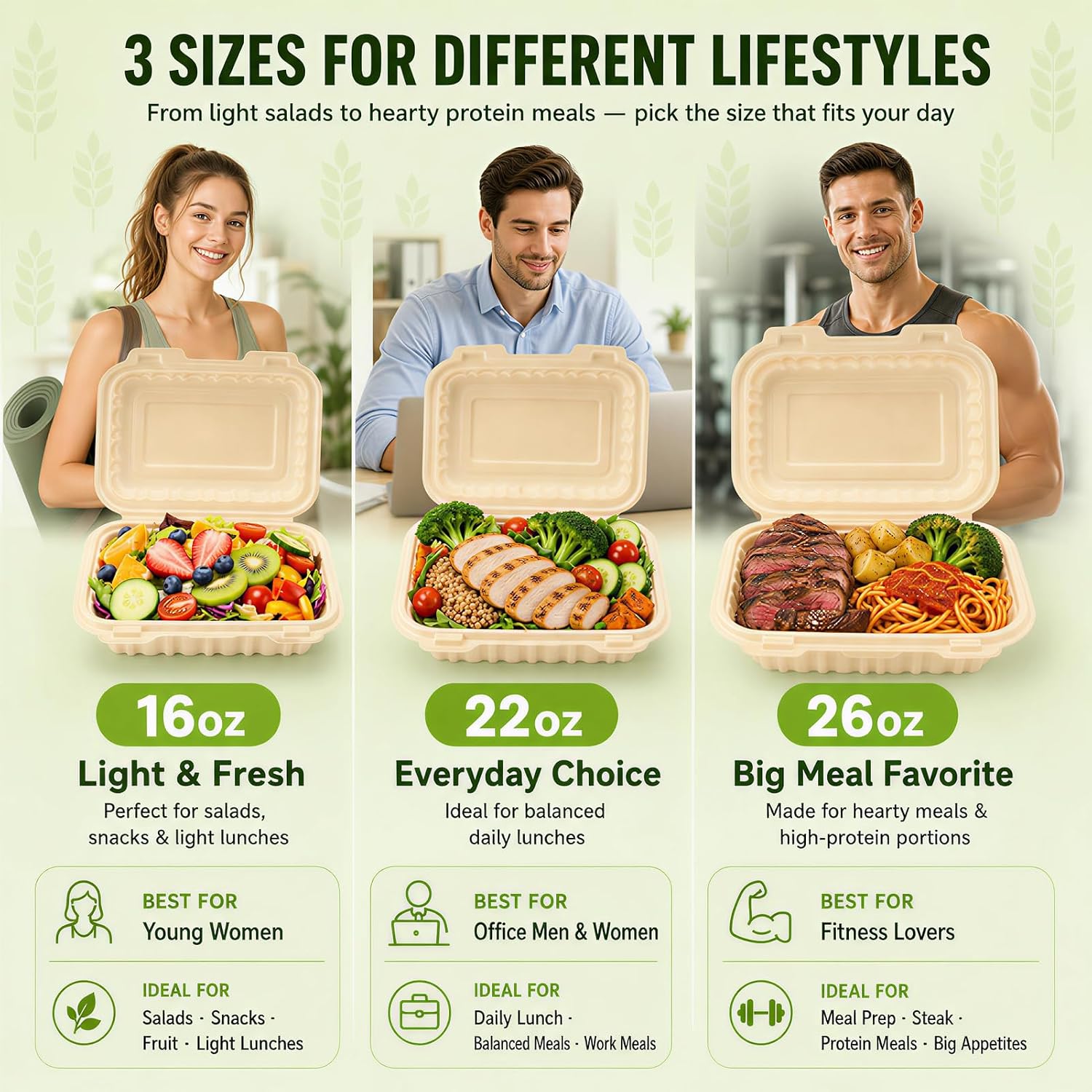 50 عبوة من حاويات الطعام القاب - مراجعة Meal Prep Ideas وسعره
