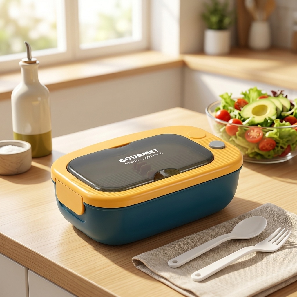 صندوق غداء بلاستيكي بنتو بقسمي - مراجعة Meal Prep Kinder وسعره