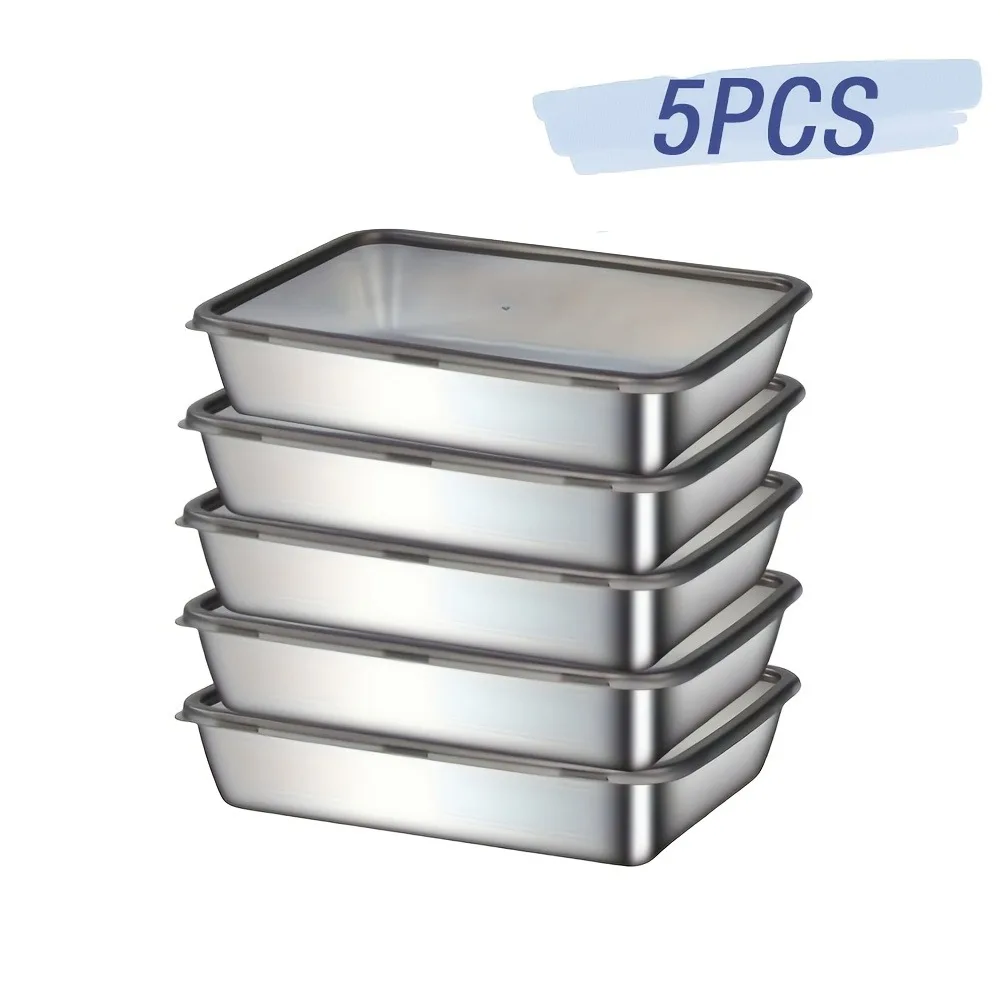 مجموعة من 5 حاويات تخزين طعام  - مراجعة Meal Prep Organizer وسعره