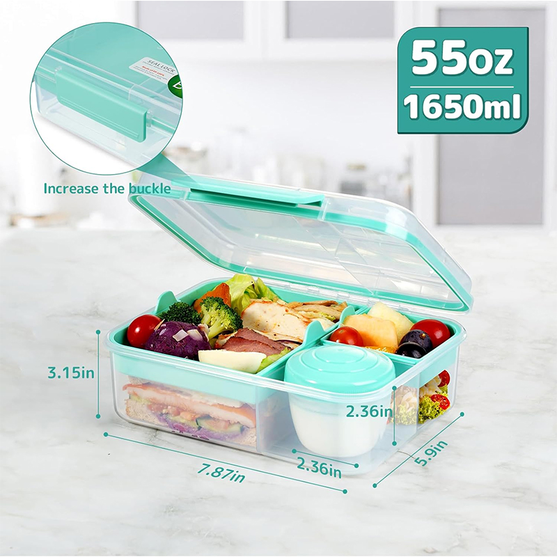 صندوق غداء بنتو مانع للتسرب بأ - مراجعة Meal Prep Kinder وسعره