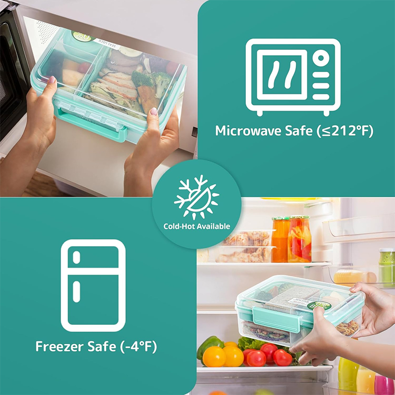 صندوق غداء بنتو مانع للتسرب بأ - مراجعة Meal Prep Kinder وسعره