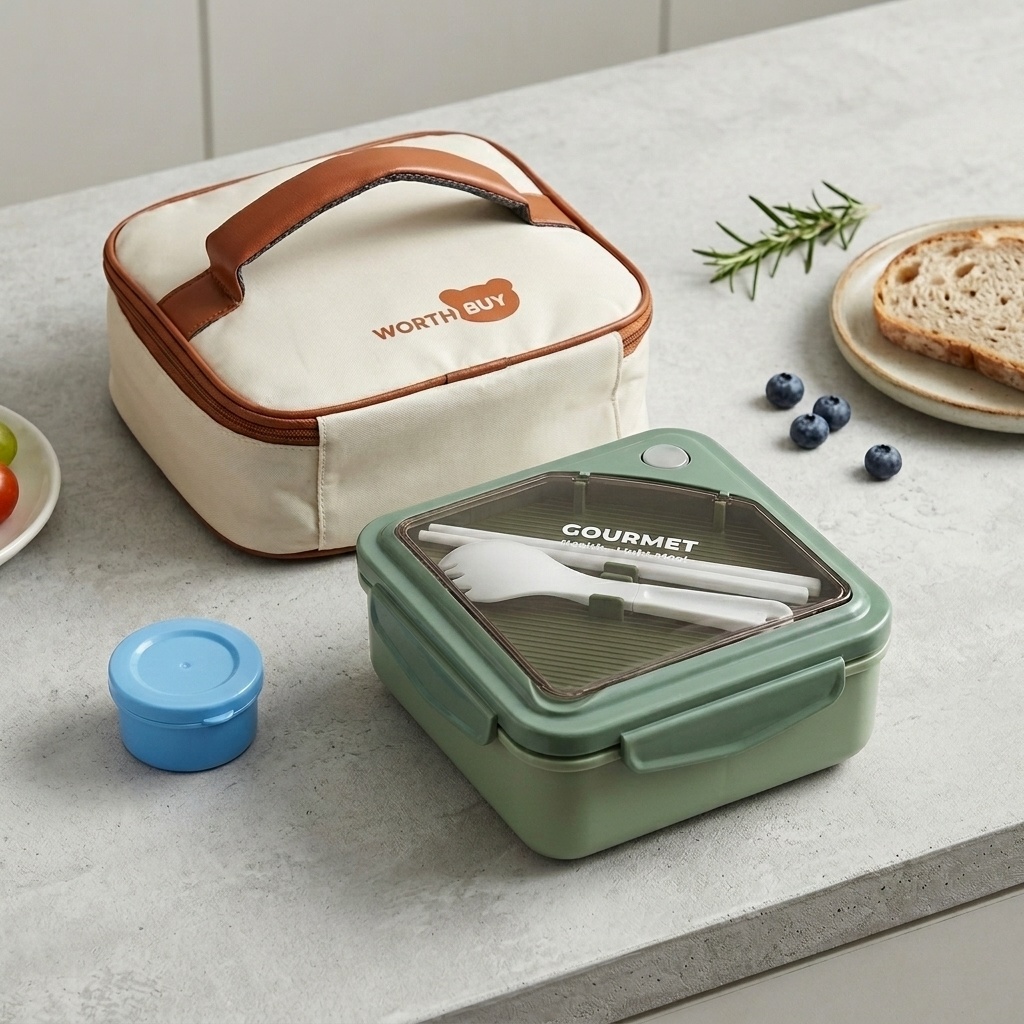 علبة غداء بلاستيكية قابلة للاس - مراجعة Meal Prep Kinder وسعره