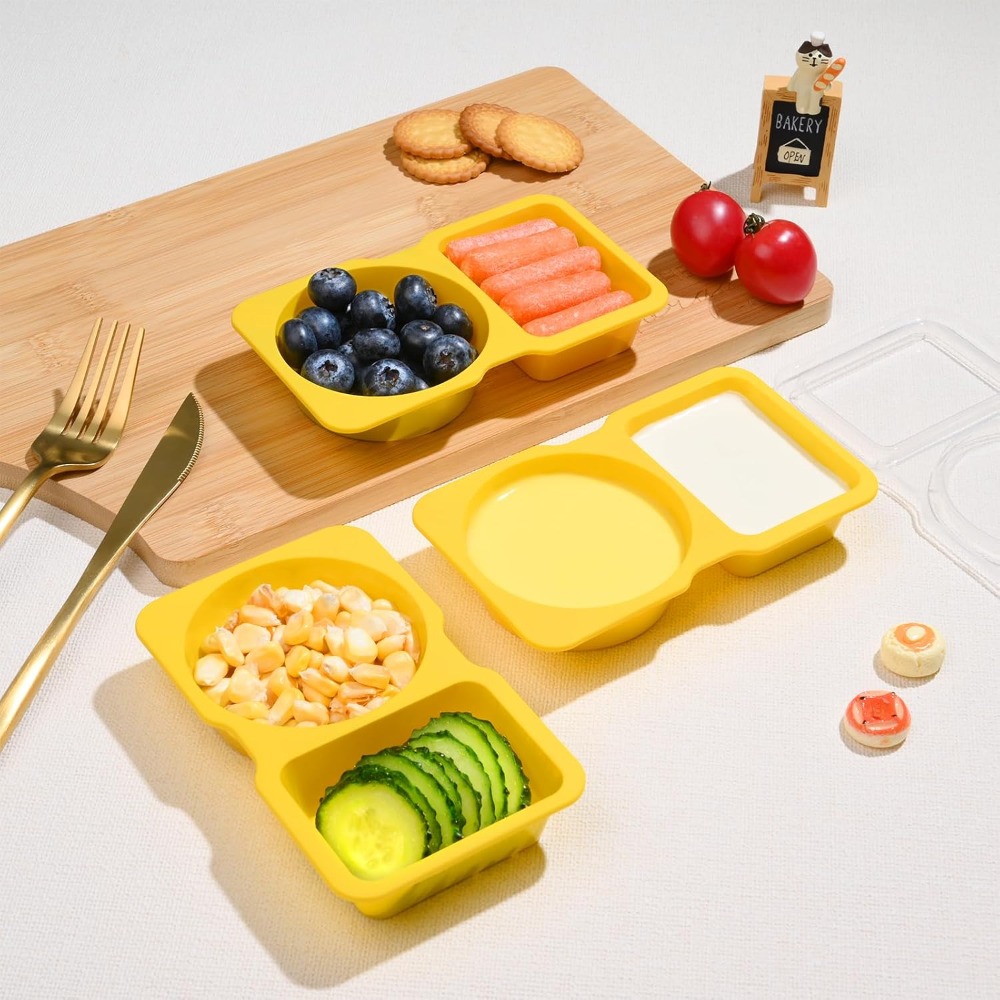 حاويات بلاستيكية للوجبات الخفي - مراجعة Meal Prep Yellow وسعره