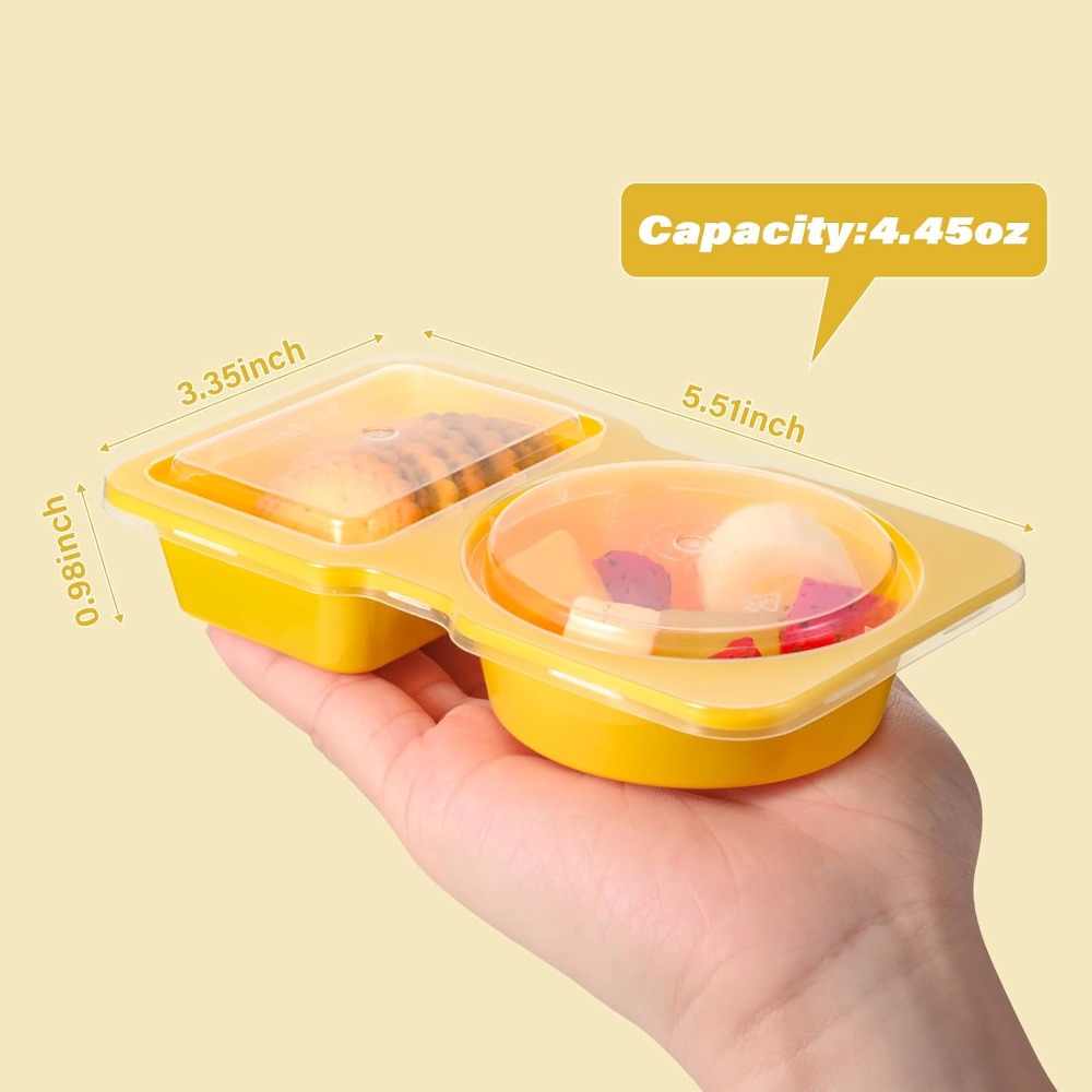 حاويات بلاستيكية للوجبات الخفي - مراجعة Meal Prep Yellow وسعره