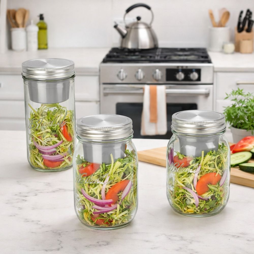 أوعية زجاجية للسلطة سعة 16/24  - مراجعة Meal Prep Weekly وسعره