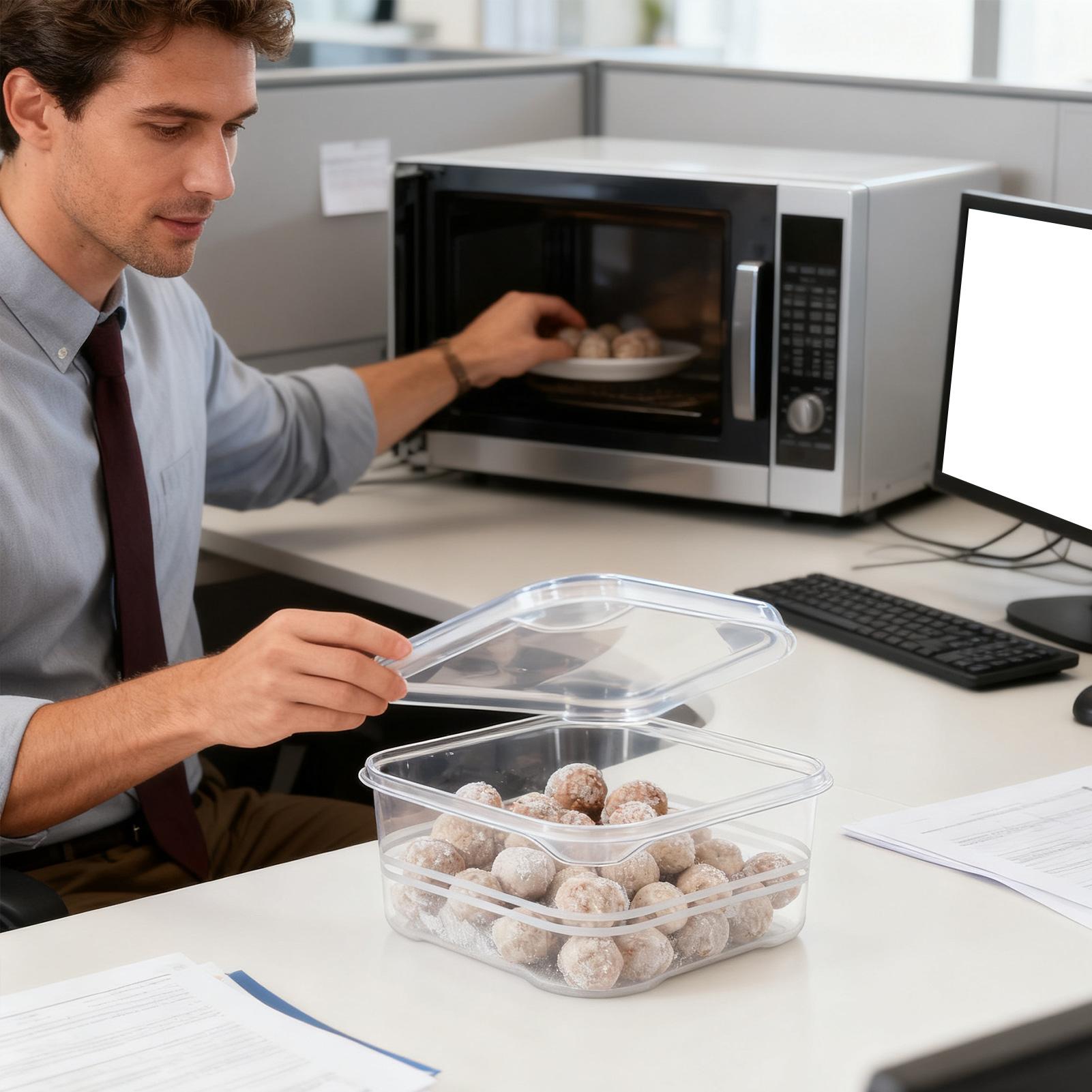 صندوق تخزين الثلاجة الشفاف الم - مراجعة Meal Prep Organizer وسعره