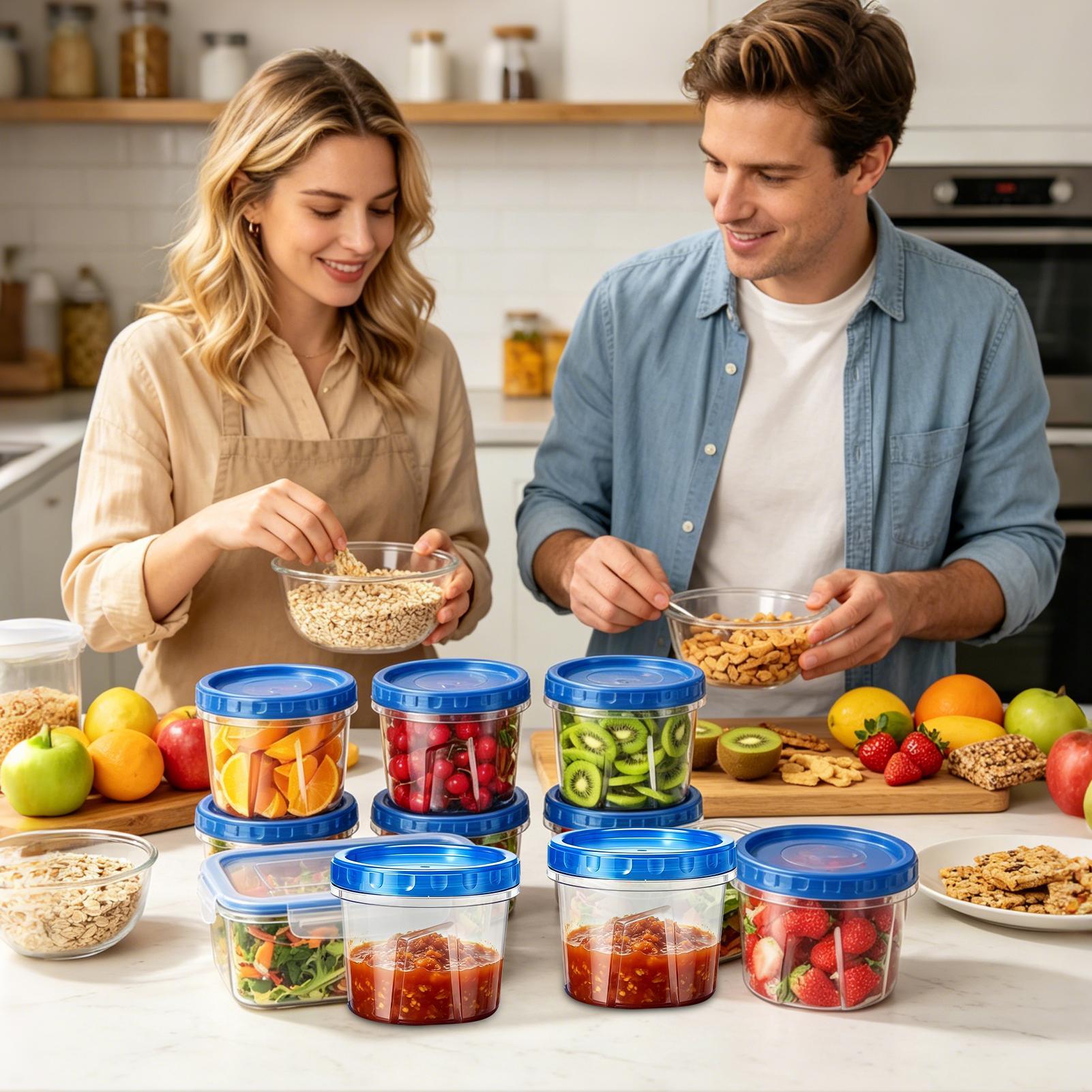 حاويات تخزين للمجمدات سعة 16 أ - مراجعة Meal Prep Usa وسعره